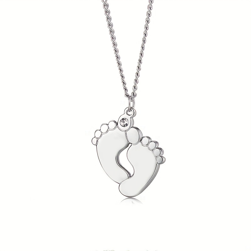 Custom Engraved Name Necklace Zirconia Ankle Pendant Letter Jewelry